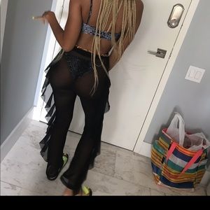 Mesh Swimsuit coverup pants